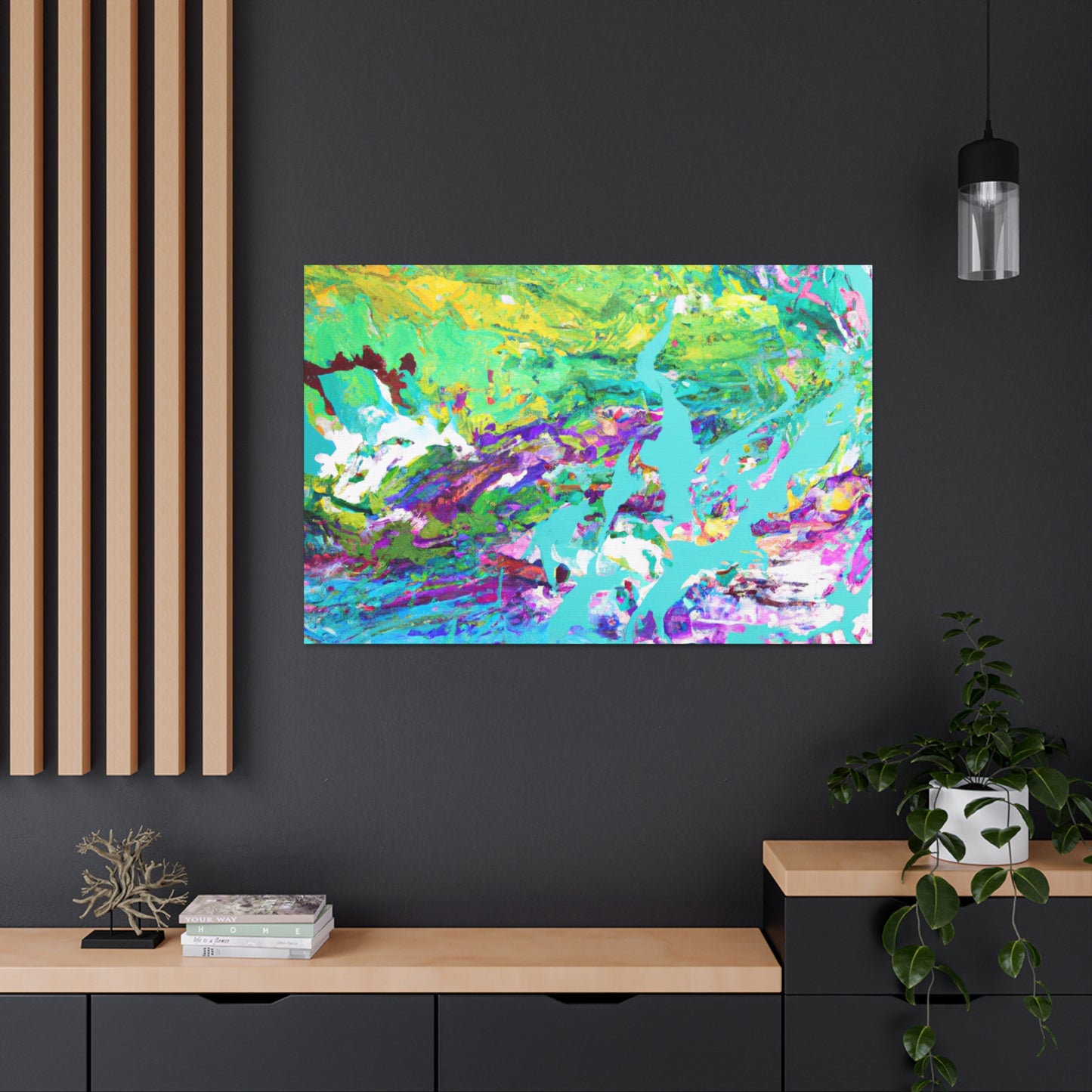 Vibrant Splendor - Abstract Canvas