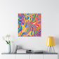 A fishing net in a lake - Abstract - Canvas