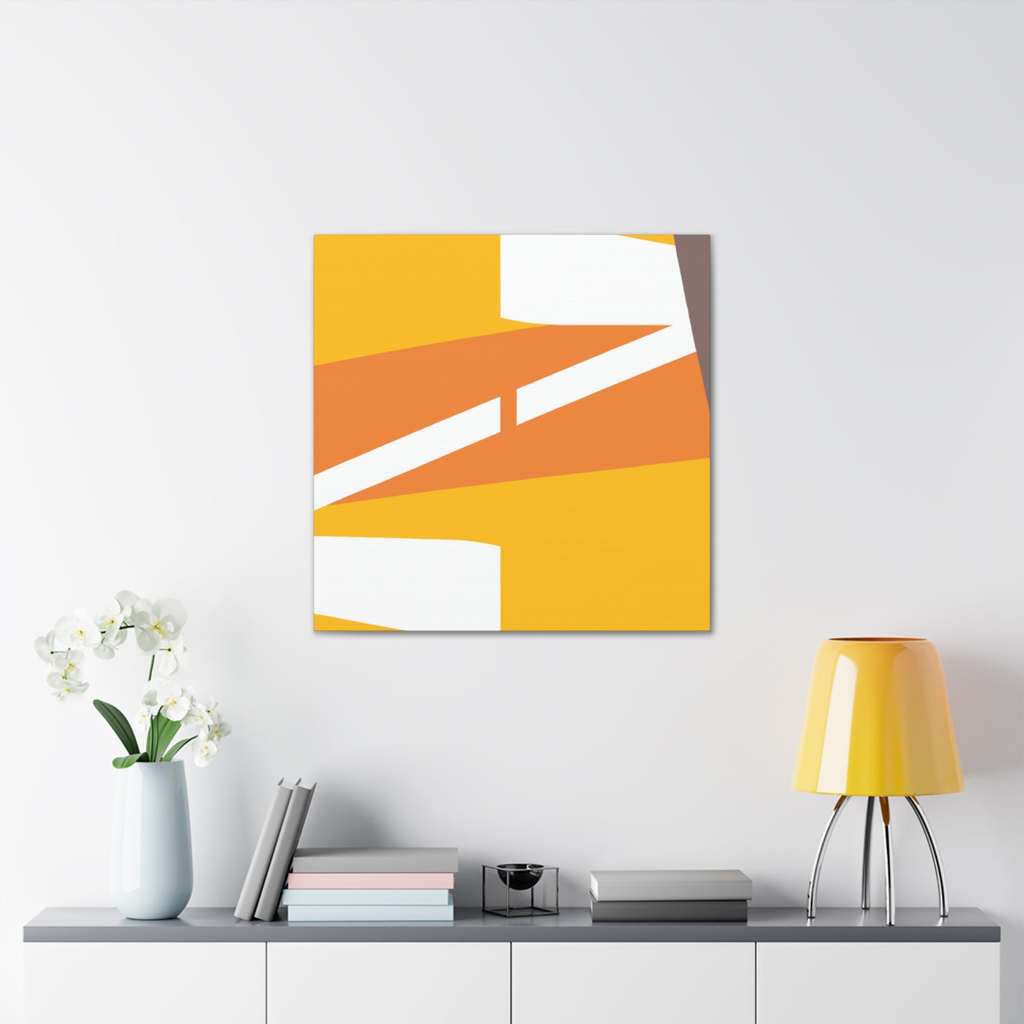 Geometric Flourish - Midcentury - Canvas