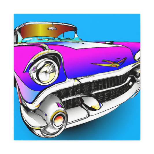 "Classic Car Story" - Automobile Canvas
