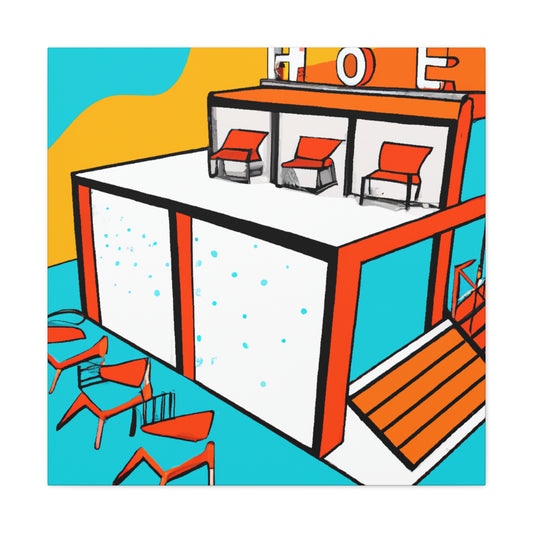 "Soundscape Journey - Midcentury" - Canvas -  Pop Art