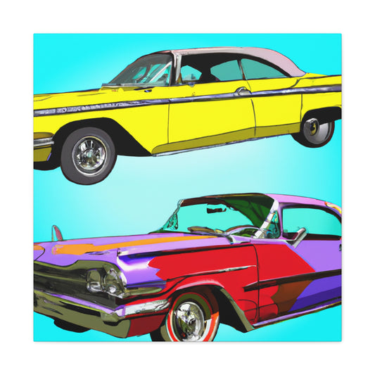 "Vintage Roadsters" - Automobile Canvas