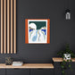 Icy Slope - Midcentury Canvas