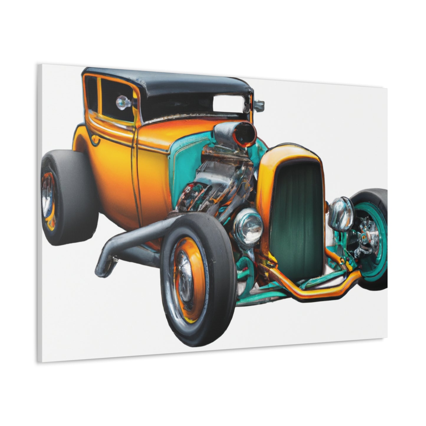 Vintage Burner - Automobile - Canvas