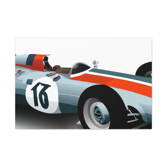 Vintage Roadrunner - Automobile - Canvas