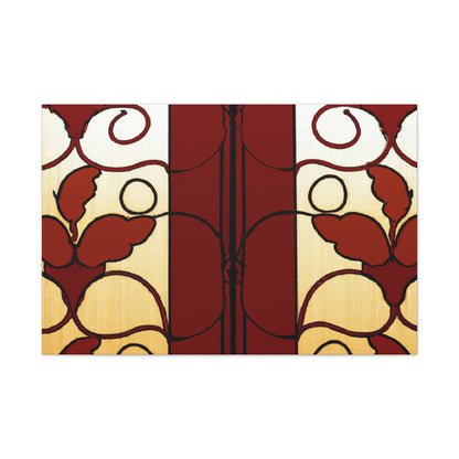 Fall Leaf - Glass Canvas