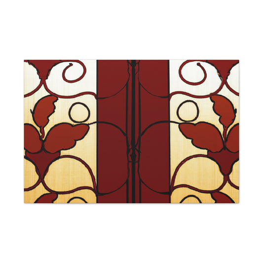 Fall Leaf - Glass Canvas