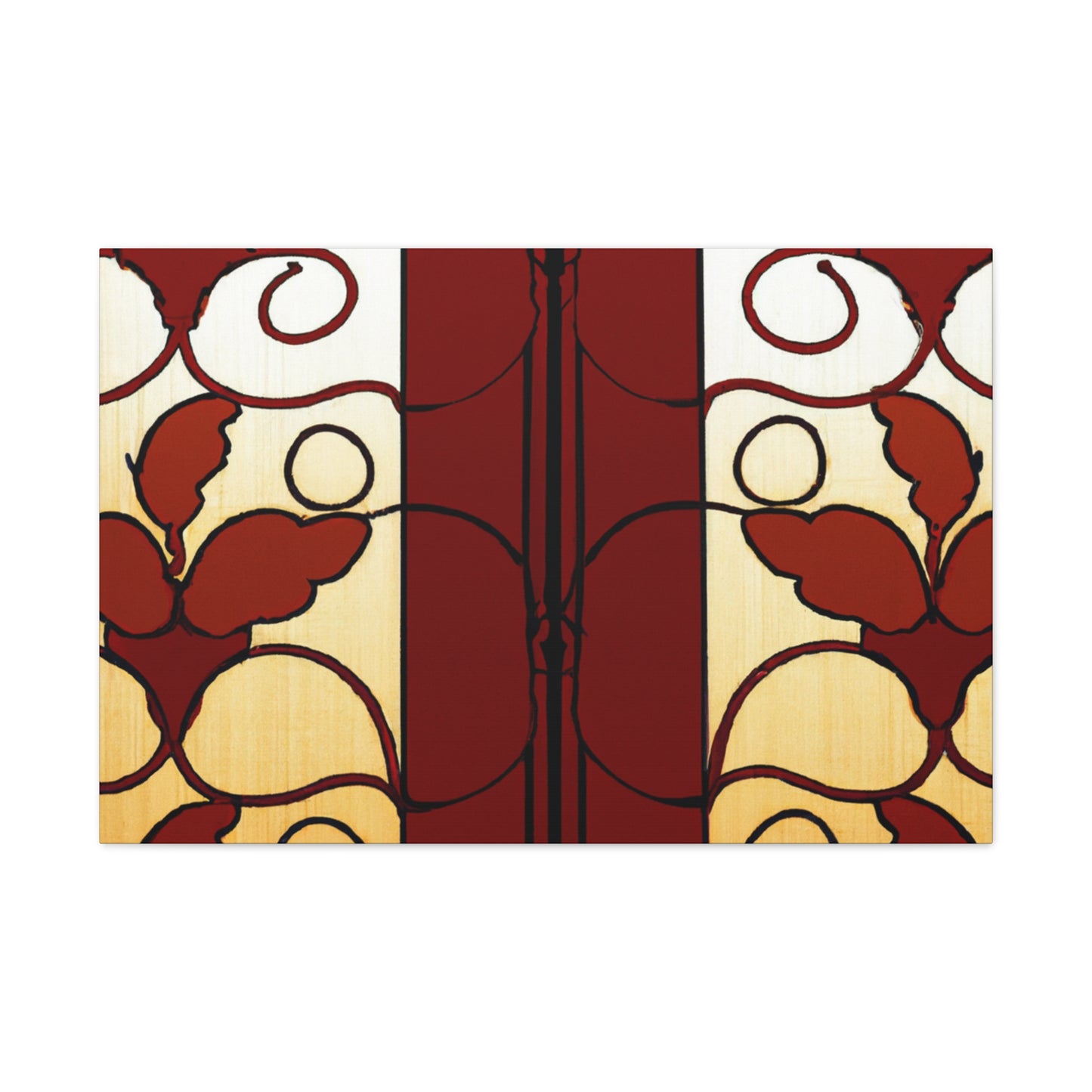 Fall Leaf - Glass Canvas
