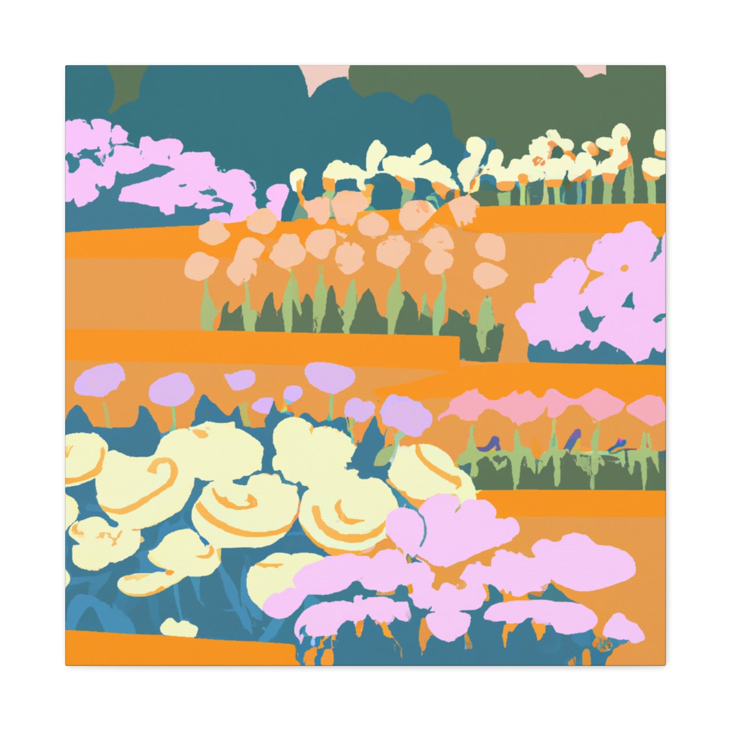 Bloomtopia-Landscape - Canvas
