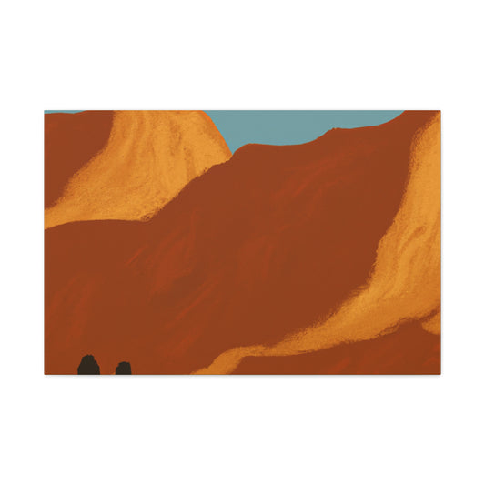 Retro Revival - Vintage Contemporary - Desert - Canvas