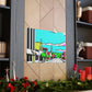 Sunset Drive-In Theater Street - Canvas - Pop Art