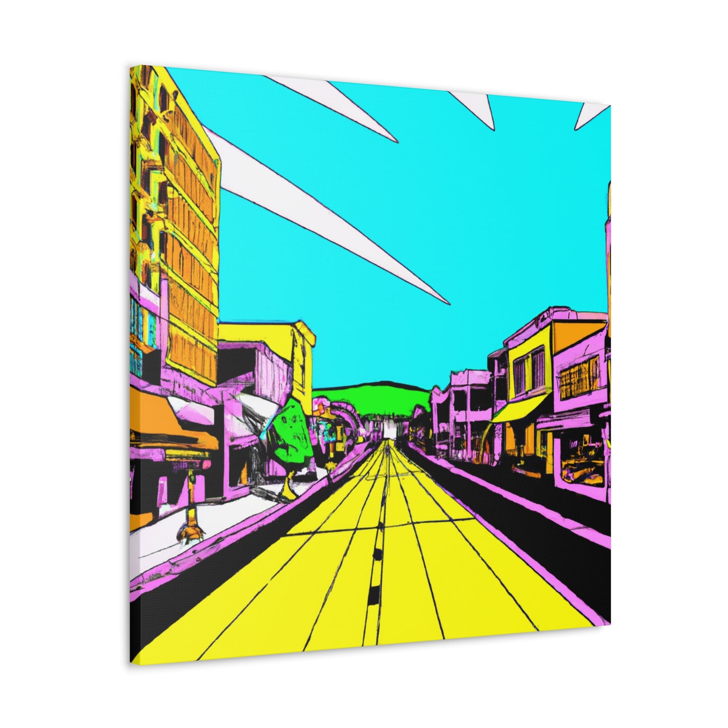 Sunset Blvd - Canvas Pop Art