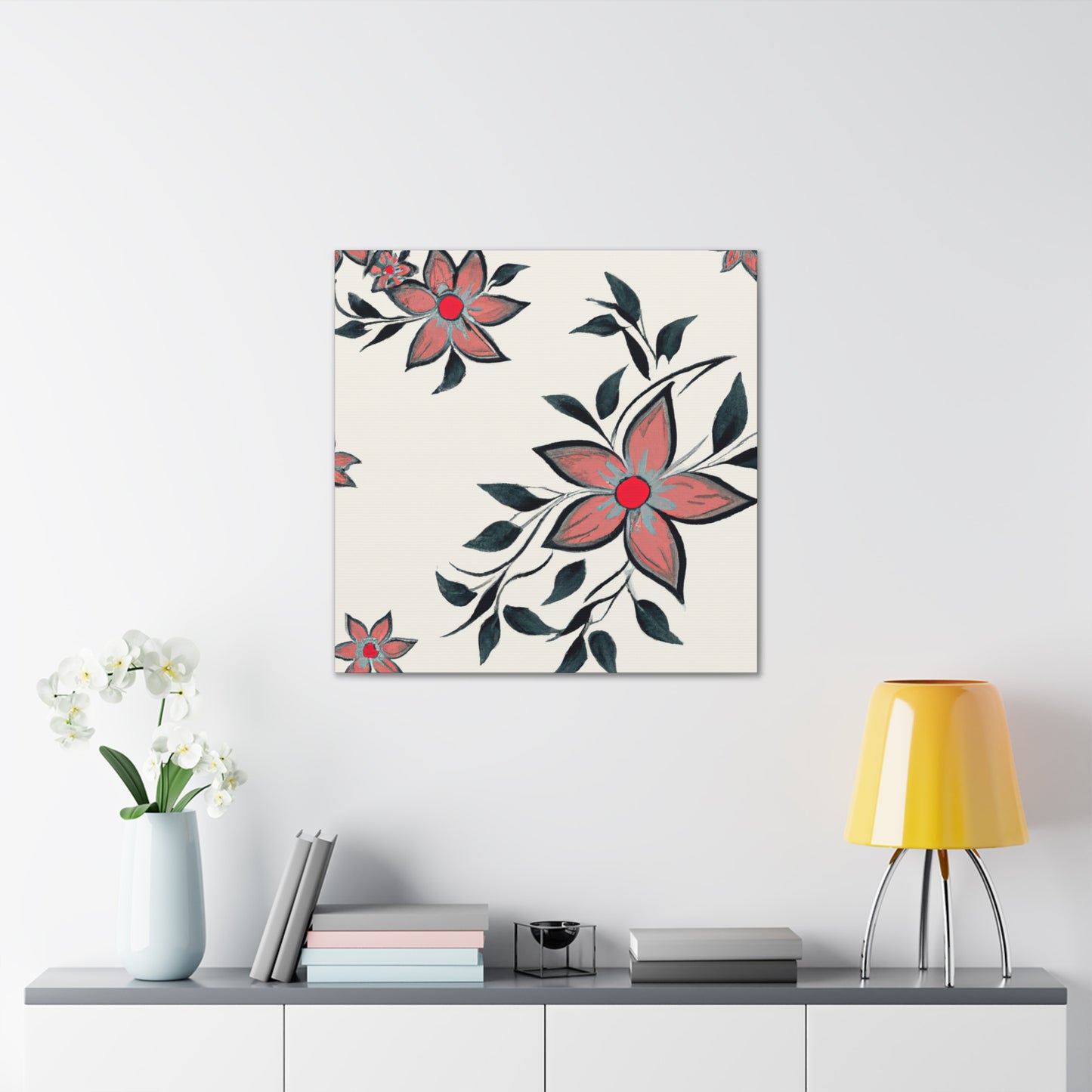 Camellion- Floral - Canvas