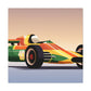 Lightning Flash - Automobile - Canvas