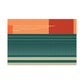 Crimson-Clawed Coyote - Midcentury Canvas