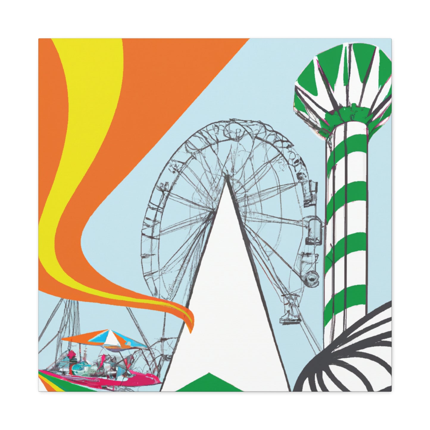 Safari Spinners - Amusement - Canvas