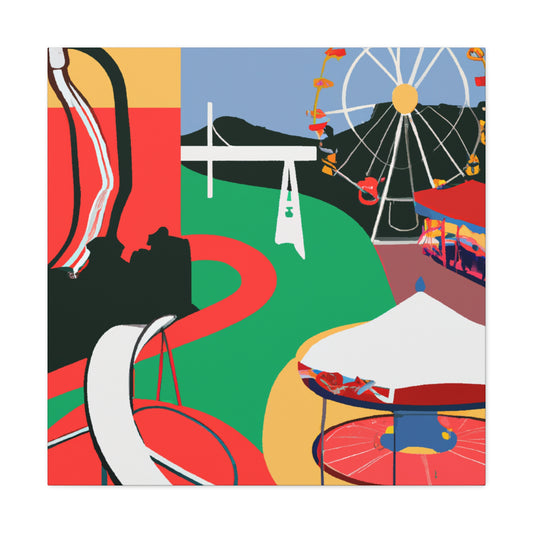 Crazy Carousel - Amusement - Canvas