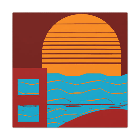 Funky Motion- Midcentury - Canvas