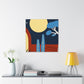 "Jubilee Sunrise - Midcentury" - Canvas