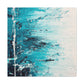Aqua Frost- Abstract Canvas