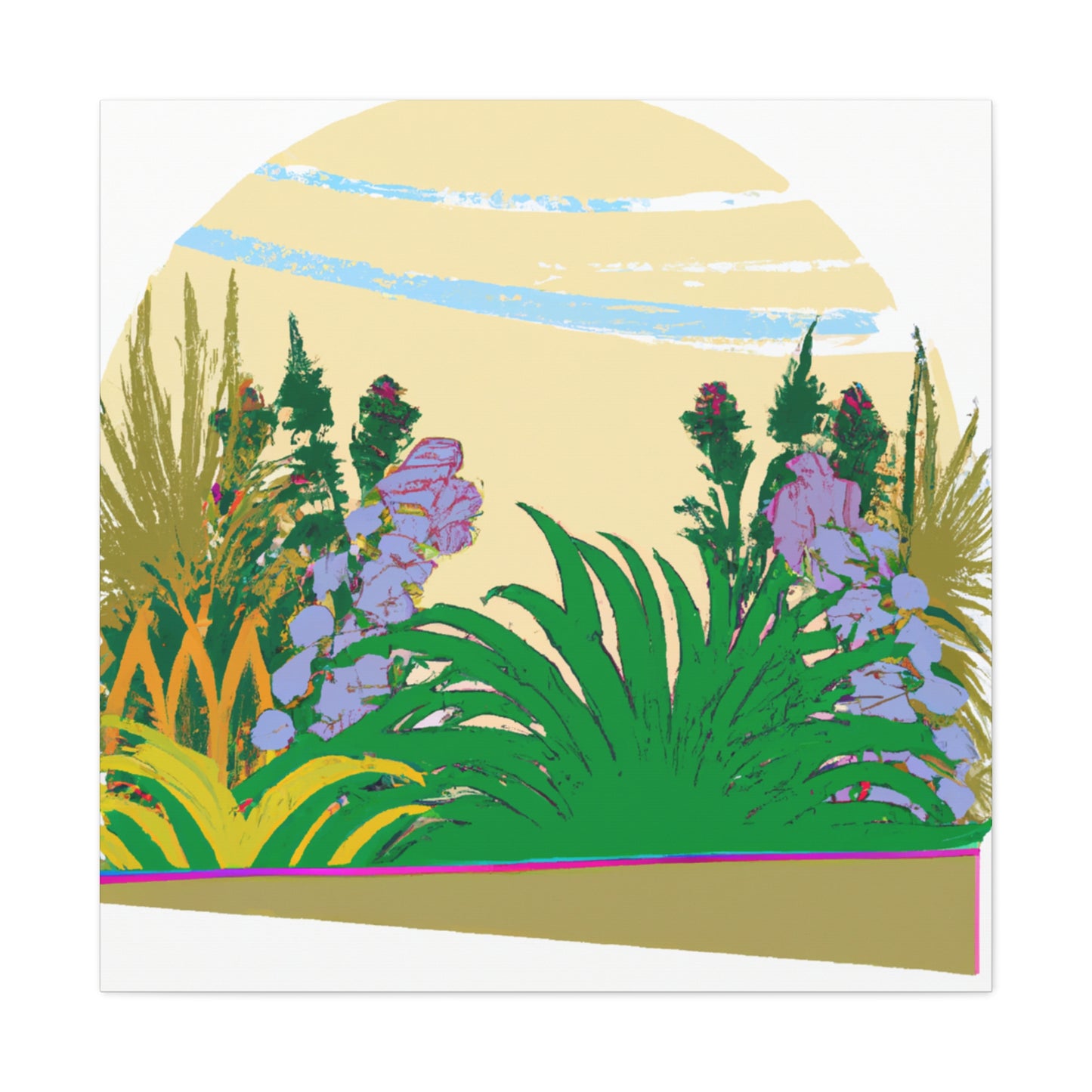 Vineyard Vista-Landscape - Canvas