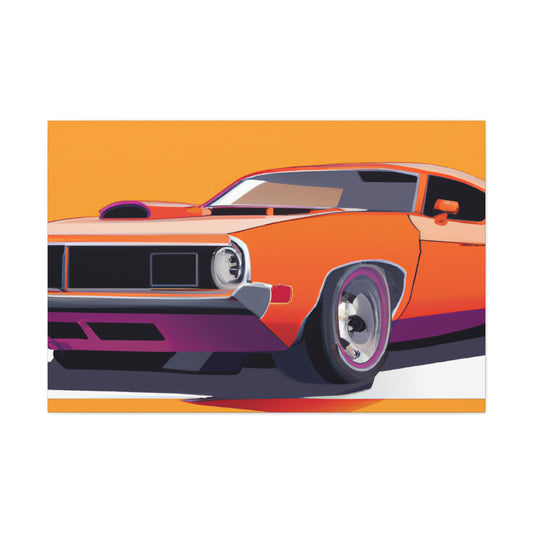 Hot Rod Boomerang - Automobile - Canvas