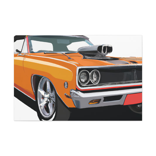 The Fiery Phoenix - Automobile - Canvas