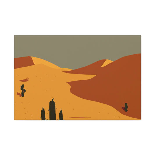Caribbean Breeze - Vintage Contemporary - Desert - Canvas