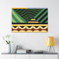 Flecked Feathered Friend - Midcentury Canvas
