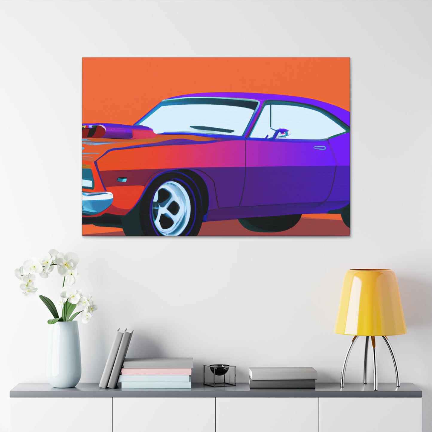 The Steamer - Automobile - Canvas