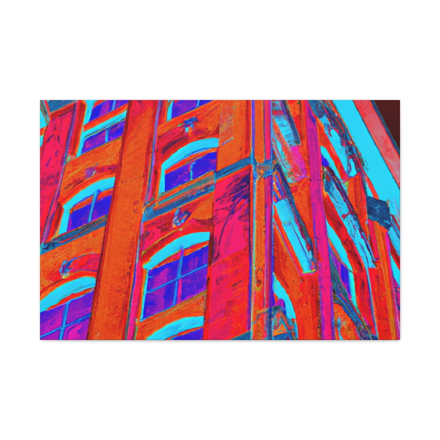 Art Modulo: a modernist building style which combines elements of classic Art Deco streamlined and symmetrical designs with modular, geometric components. - Canvas
