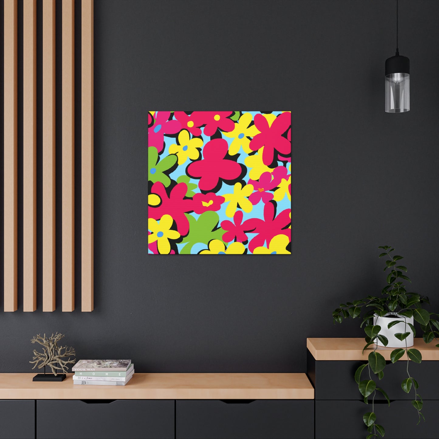 Flower Fields of Fortune - Floral Canvas