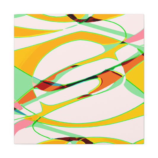 Tealose - Abstract - Canvas