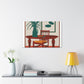 Swirlhorn - Midcentury Canvas