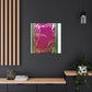 Pink Panel - Glass Canvas