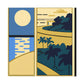 Green Sapling Shine - Midcentury - Canvas