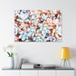 Floral Bouquet in the Garden. - Canvas - Succulent