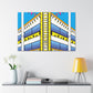 The Dizzy Disc Jockey Shack - Canvas - Pop Art
