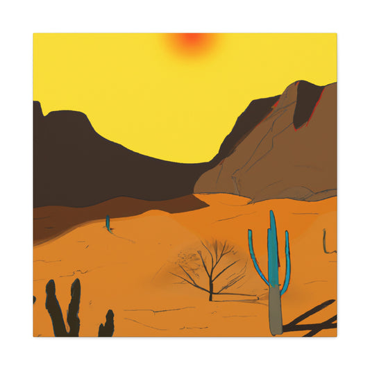 Sandsculpture Landscape - Canvas