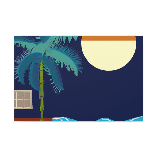 "Fanciful Farewell- Midcentury" - Canvas