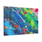 "Playful Pup" - Abstract Canvas