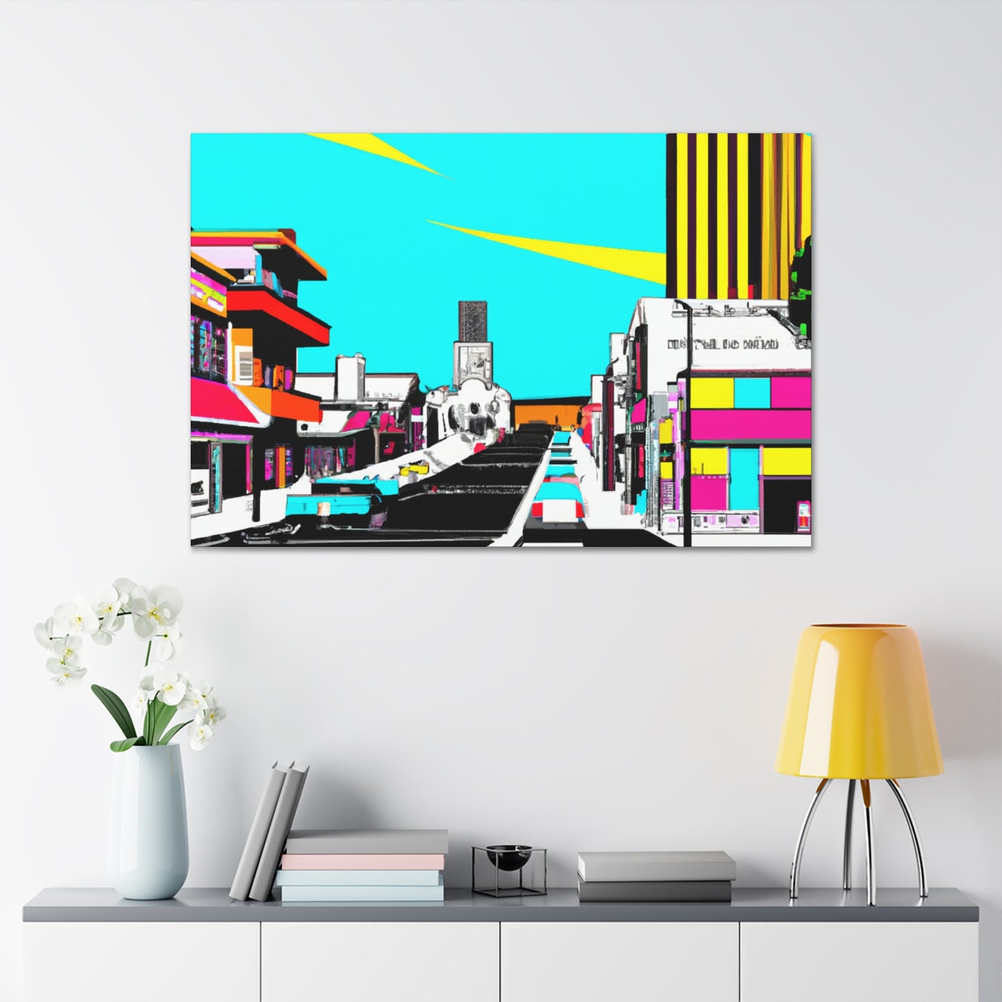 Futuristic Alley - Canvas Pop Art