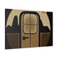 "Atomic Orbit- Midcentury" - Canvas