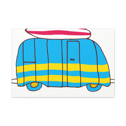 Minimal Surfmobile - Minimalism - Canvas