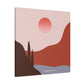 Antique Eclectique- Vintage Contemporary -Landscape - Desert - Canvas