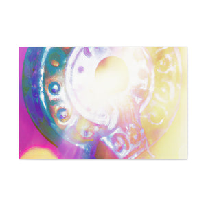 Metallic Mayan Majesty - Art Deco Canvas