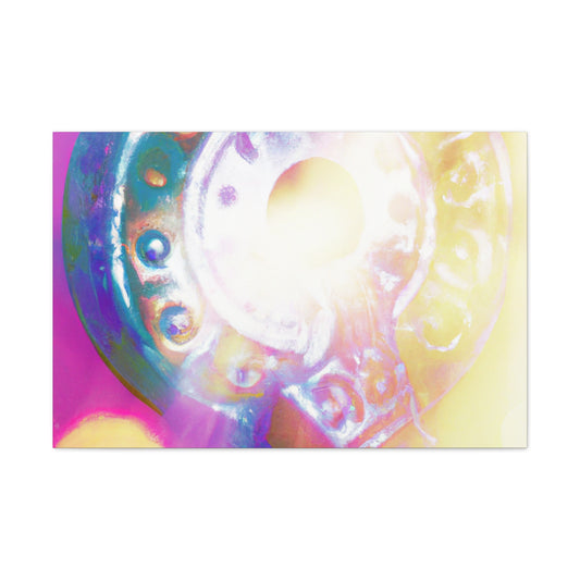 Metallic Mayan Majesty - Art Deco Canvas