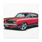 Hot Rod Havoc - Automobile - Canvas