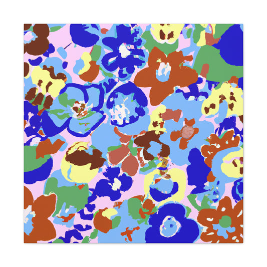 Serene Petals - Floral Canvas