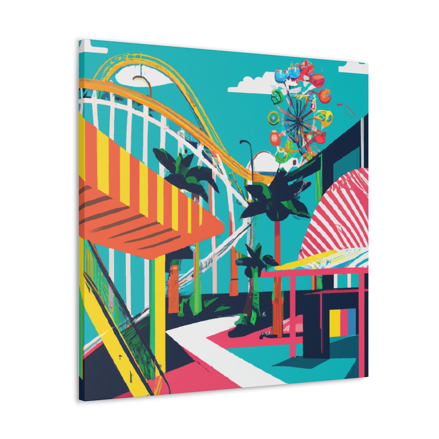 Verdant Valley - Landscape - Amusement - Canvas